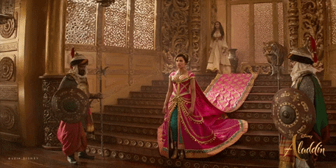 Gif Jasmine em Aladdin