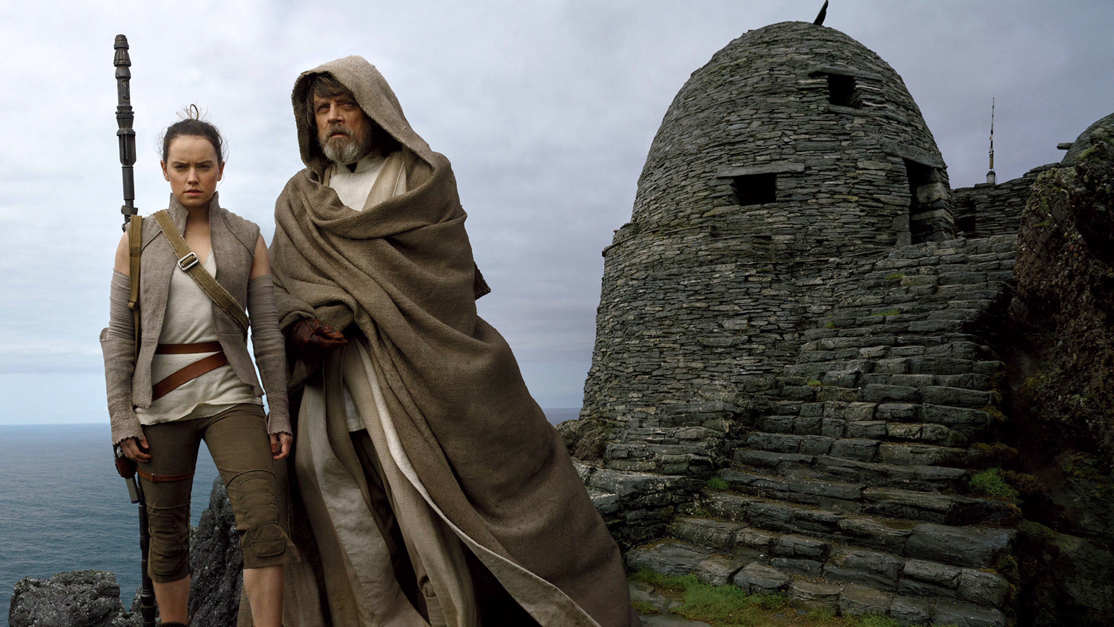 Rey e Luke Skywalker